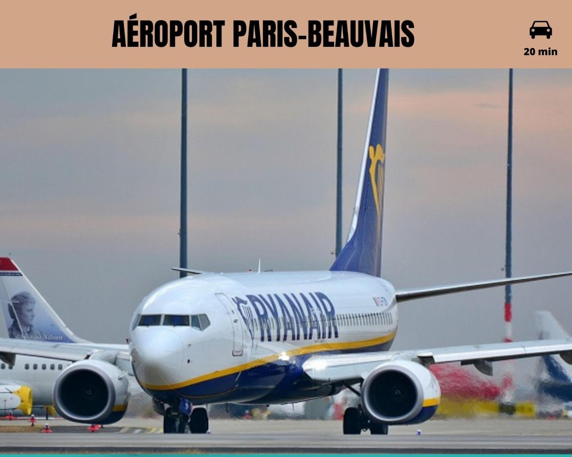 Le Cocon Forestier - Proche Aeroport Beauvais, Chantilly, Foret De Hez-Froidmont, Parking Public Gratuit, Wifi & Netflix Clermont  Eksteriør bilde